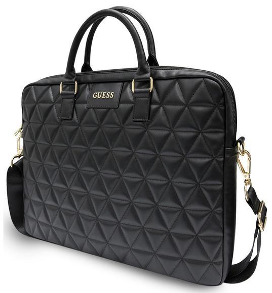 Guess Quilted Computer Bag do velikosti 15", Black2