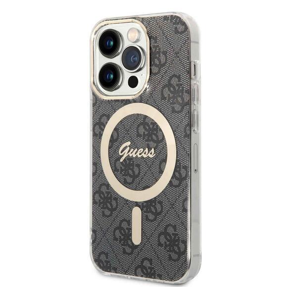 Guess IML 4G MagSafe kryt iPhone 15 Pro, Black2