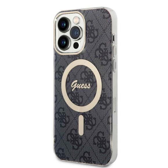 Guess IML 4G MagSafe kryt iPhone 15 Pro Max, Black2