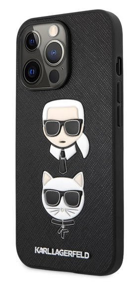 Karl Lagerfeld Saffiano Case iPhone 13 Pro Max,Bla2