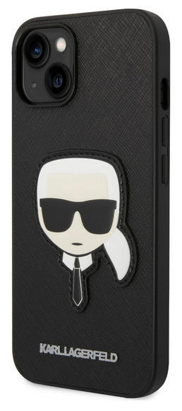 Karl Lagerfeld Saffiano Case Karl Head iPhone 14 Plus2