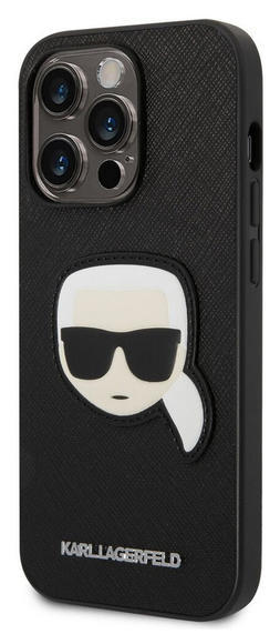 Karl Lagerfeld Saffiano Case Karl Head iPhone 14 Pro Max2