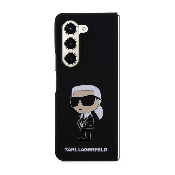 Karl Lagerfeld Silicon Case Galaxy Z Fold 5, Black2