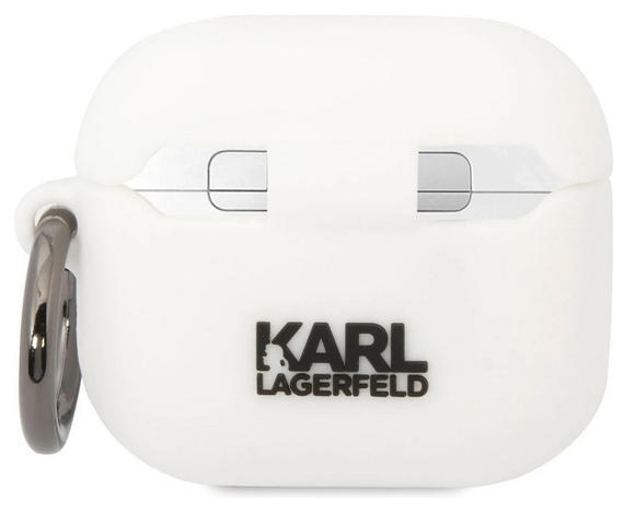 Karl Lagerfeld and Choupette Apple Airpods 3, White2