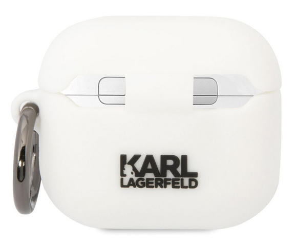 Karl Lagerfeld 3D Logo NFT Karl Airpods 3, White2