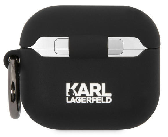 Karl Lagerfeld 3D Logo Choupette Airpods 3, Black2