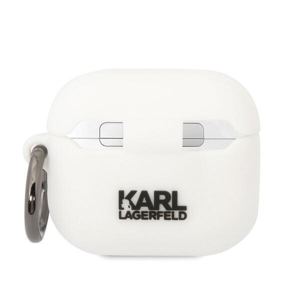 Karl Lagerfeld 3D Logo NFT Choupette Airpods 3,White2