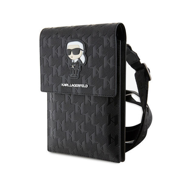 Karl Lagerfeld Saffiano Monogram Wallet Bag Ikonik2