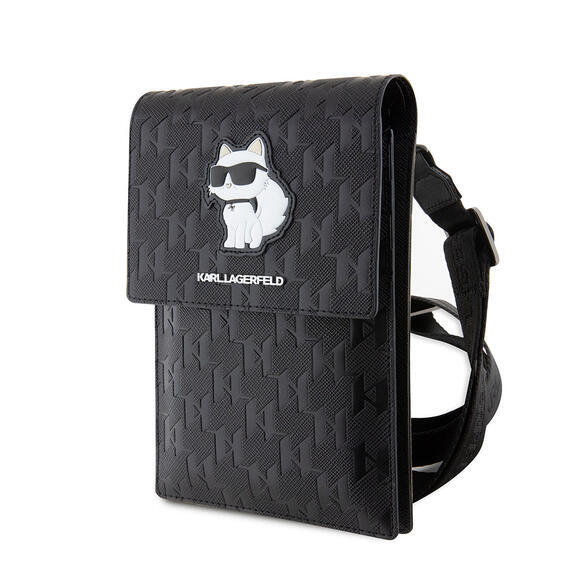 Karl Lager. Saffiano Monogram Wallet Bag Choupette2