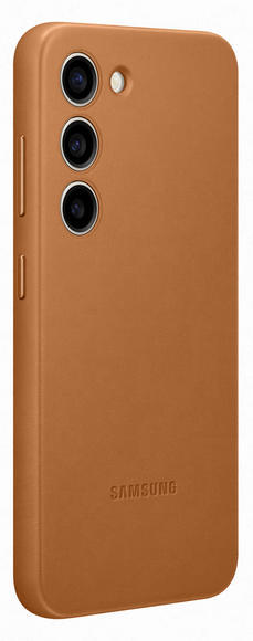 Samsung Leather Case Galaxy S23, Brown2