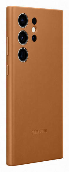 Samsung Leather Case Galaxy S23 Ultra, Brown2