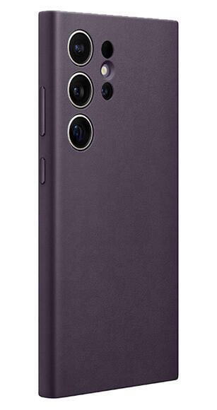 Samsung Vegan Leather Case Galaxy S24U,Dark Violet2