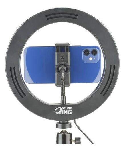 Cellularline Selfie Ring Tripods LED osvětlením2