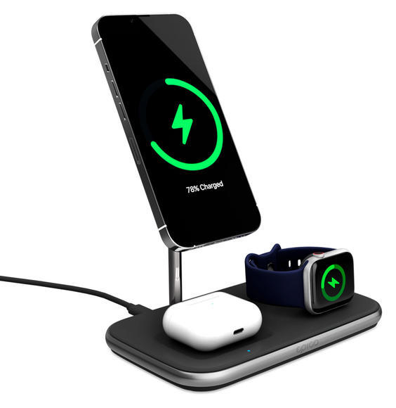 Epico 3in1 MagSafe Wireless Charger, Black2
