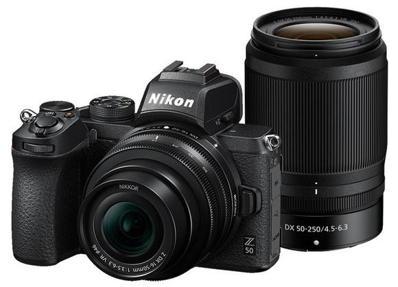 Nikon Z50 + 16-50mm DX + 50-250mm DX2