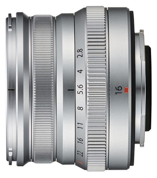 Objektiv Fujinon XF 16 mm f/2.8 R WR silver2