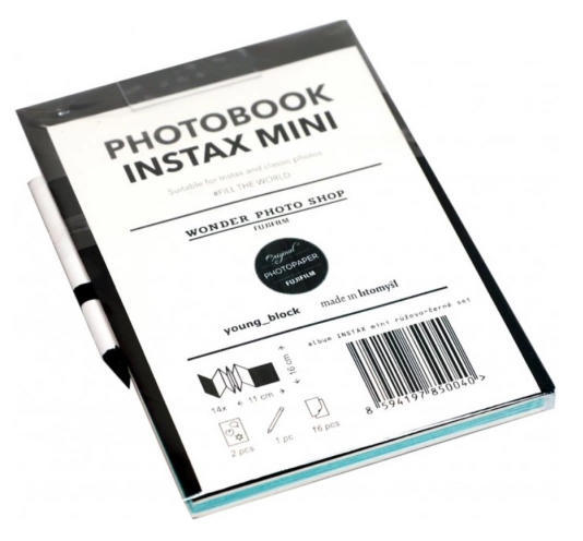 Fujifilm album instax mini black-blue set2