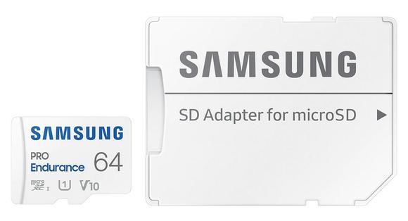 Samsung micro SDXC 64GB PRO Endurance + SD adaptér2
