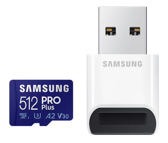 Samsung micro SDXC 512GB PRO Plus + USB adaptér2