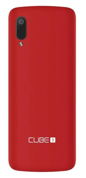 CUBE1 F700 elegantní tlačítkový telefon - Red2