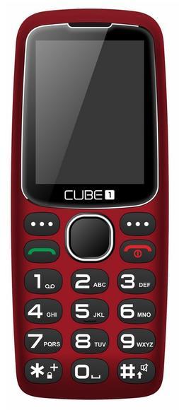 CUBE1 S300 senior tlačítkový telefon - Red2