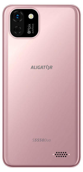 Aligator S5550 Duo 16GB Rose gold2