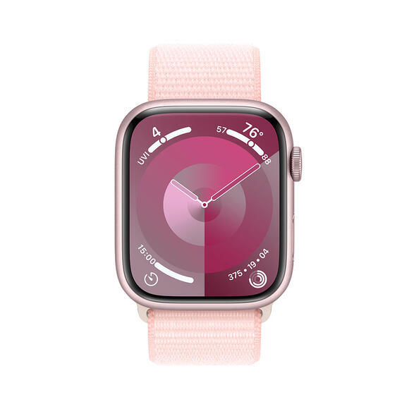 Apple Watch Series 9 45mm Pink, Pink Sport Loop2