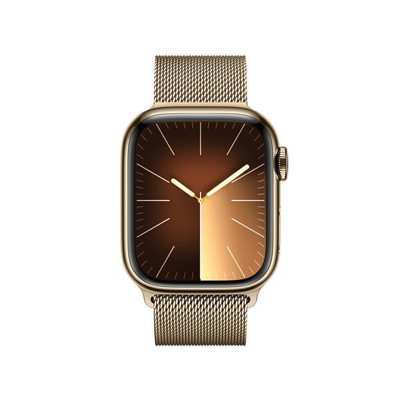 Apple Watch S9 Cell 41mm Gold Steel,Gold Milan L.2