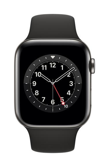 Apple Watch S6 Cell 44mm Graphite Steel, Black Spo2