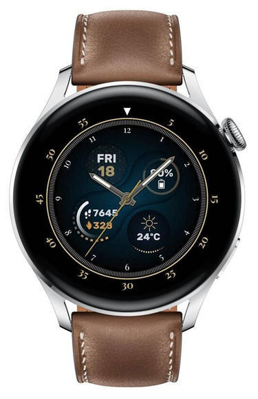 Huawei Watch 3 Stainless steel Brown2