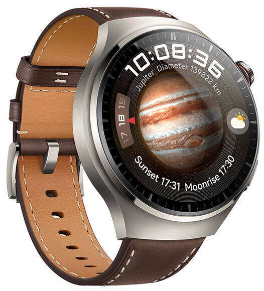 Huawei Watch 4 Pro Titan + Brown leather2