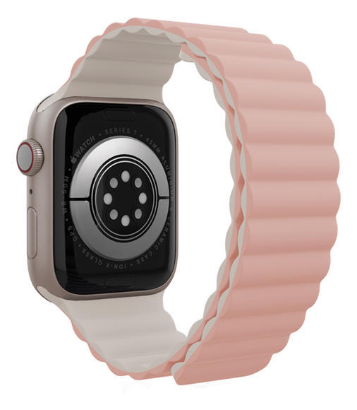 Epico A.Watch Magnetic Strap 42/44/45mm,Pink/Grey2