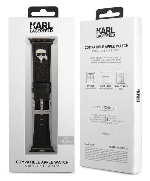 Karl Lagerfeld Head řemínek Apple Watch 38/40mm,Bl2
