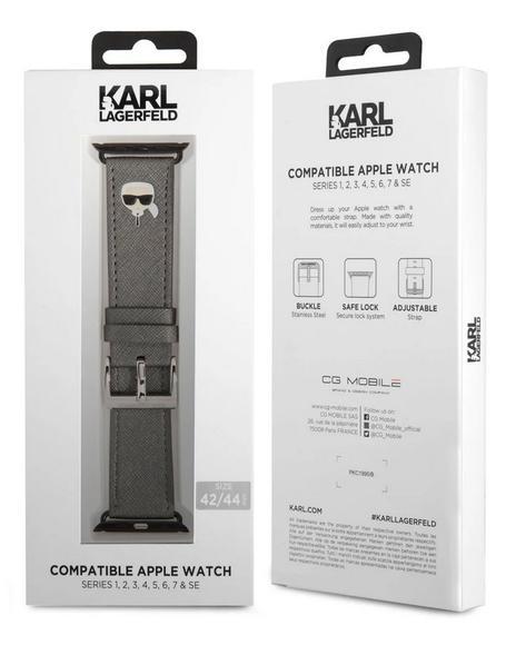 Karl Lagerfeld Head řemínek Apple Watch 42/44mm,Si2
