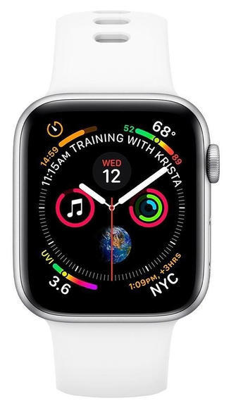 SPIGEN Silicone Fit Apple Watch 42/44/45/49mm, Whi2