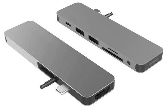 HyperDrive SOLO USB-C Hub MacBook & USB-C, Gray2