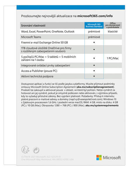 Microsoft 365 Business Standard 1 rok - el.licence2