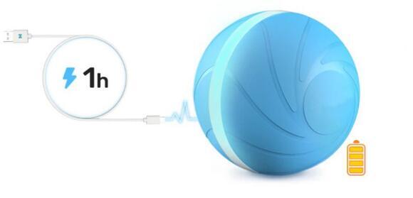 CHEERBLE Wicked Ball Interaktivní míč pro psy modrý2