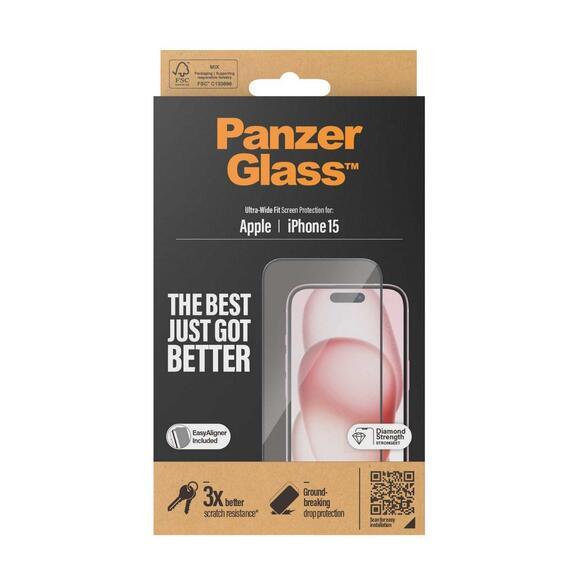 PanzerGlass Apple iPhone 15 + aplikátor3