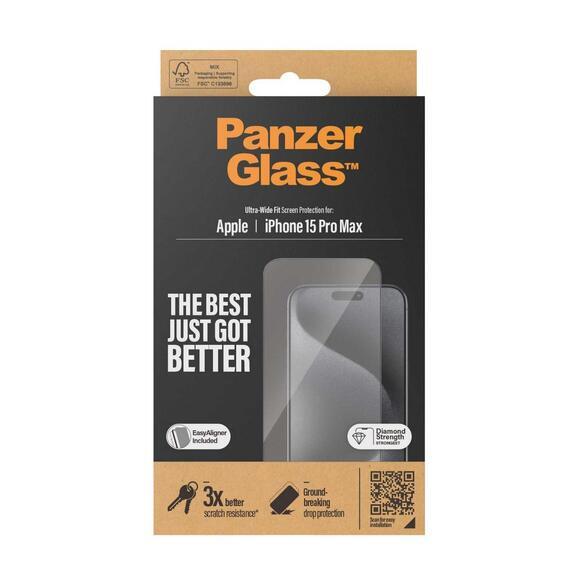 PanzerGlass Apple iPhone 15 Pro Max + aplikátor3