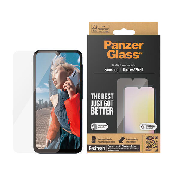 PanzerGlass Samsung Galaxy A25 5G + aplikátor3
