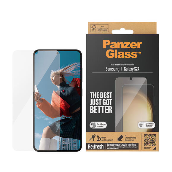 PanzerGlass Samsung Galaxy S24 + aplikátor3