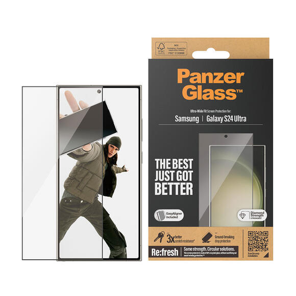 PanzerGlass Samsung Galaxy S24 Ultra + aplikátor3