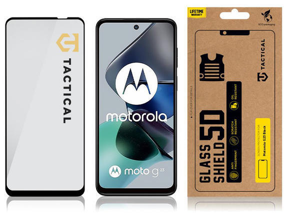Tactical Glass 5D Motorola G23, Black3