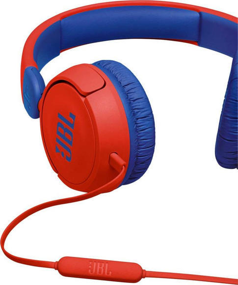 JBL JR310 kabelová stereo sluchátka, Red/Blue3