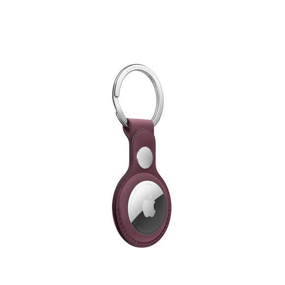 AirTag FineWoven Key Ring Mulberry3
