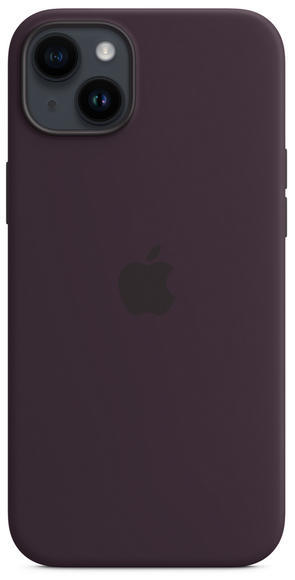 iPhone 14 Plus Silicone Case MagSafe - Elderberry3