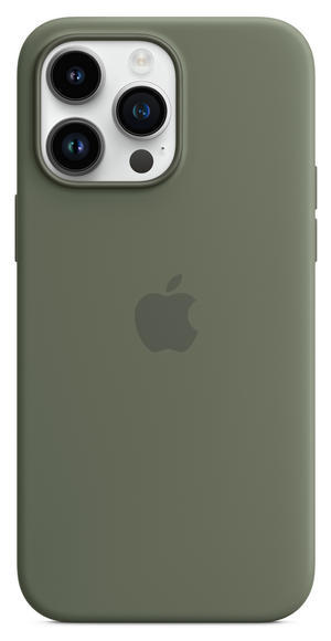 iPhone 14 Pro Max Silicone Case MagSafe - Olive3