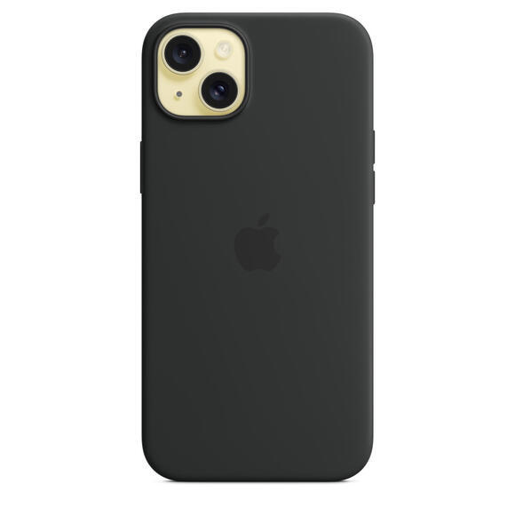 iPhone 15 Plus Silicone Case MagSafe Black3