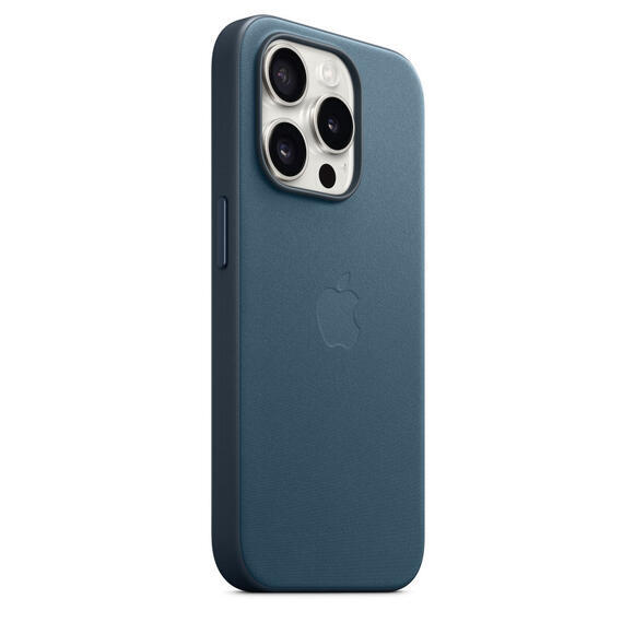 iPhone 15 Pro Silicone Case MagSafe Storm Blue3